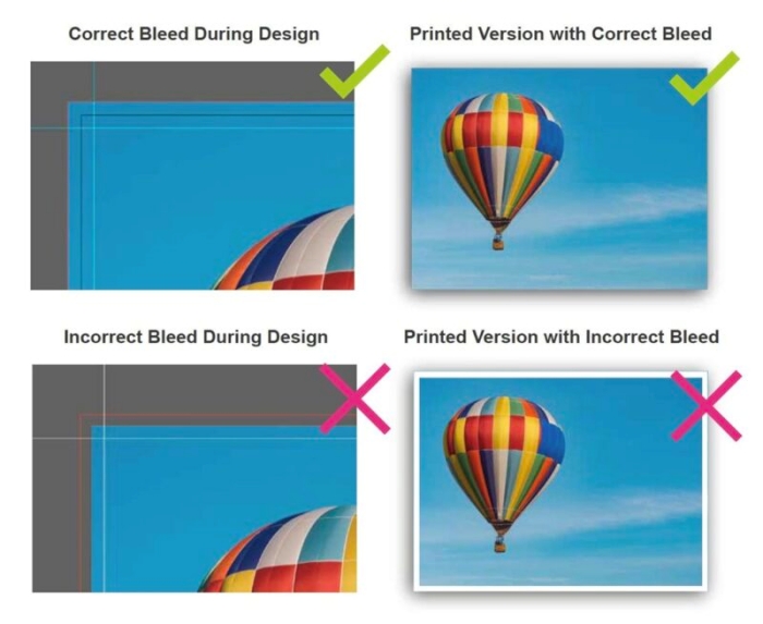 Thêm bleed trong thiết kế