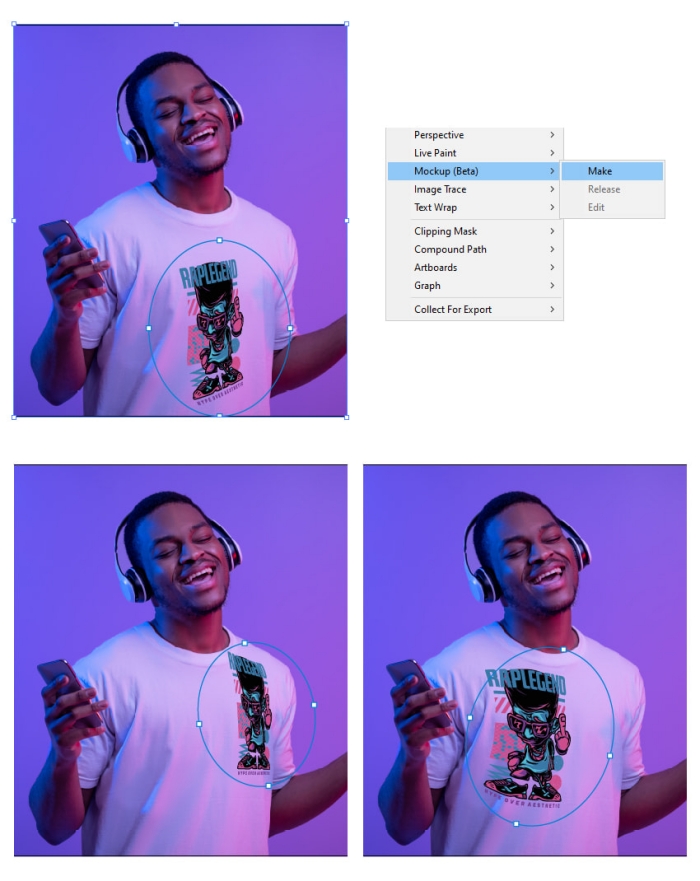 Cách tạo Mockup trong Illustrator