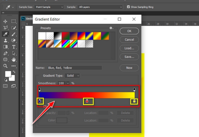 Tạo một Gradient mới