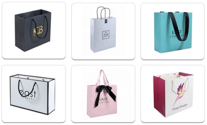 Dây túi giấy giấy xoắn