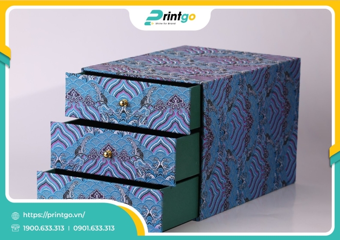 Hộp giấy cứng 2 tầng