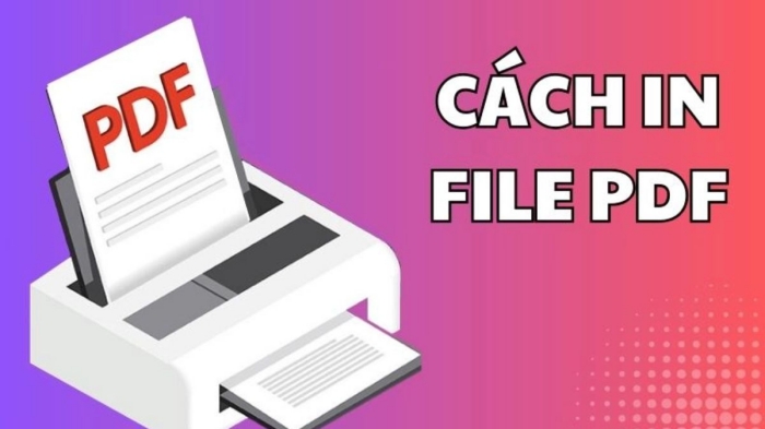 Sử dụng tính năng in PDF của hệ điều hành